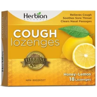 Herbion Cough Lozenges Honey Lemon 18 Lozenges