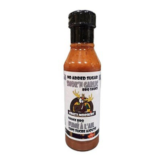 Crazy Mooskies BBQ Sauce Smok'n Garlic 375mL