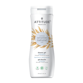 Attitude Shower Gel Extra Gentle Unscented Enriched With Oatmeal 473mL