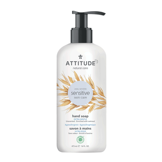 Attitude Hand Soap Extra Gentle Unscented Enriched With Oatmeal 473mL