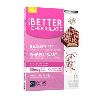 FourX Better Chocolate Beauty Me Real Chocolate & Himalayan Salt 112g