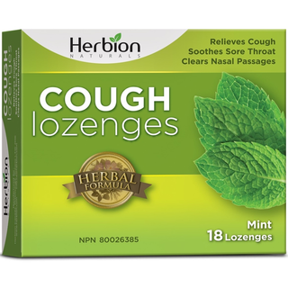 Herbion Cough Lozenges Mint 18 Lozenges