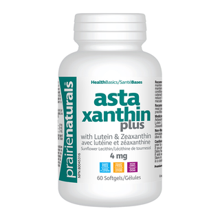 Prairie Naturals Astaxanthin Plus 60 Softgels