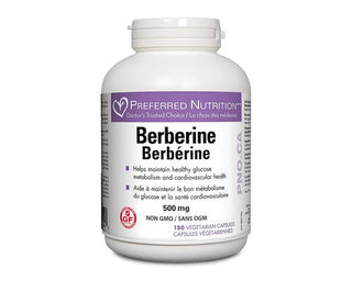 Preferred Nutrition Berberine 500mg 180 Veggie Caps