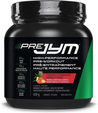 JYM Supplement Pre-Workout Pineapple Strawberry 20 Servings