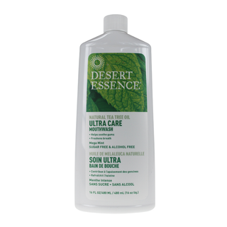 Desert Essence Mouthwash Ultra Care Mega Mint 480mL