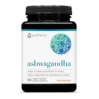 YouTheory Ashwagandha 60 Veggie Caps