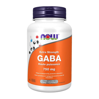 NOW GABA 750mg 100 Veggie Caps