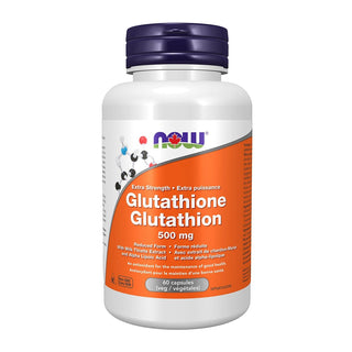 NOW Glutathione 500 mg 60 Veggie Caps