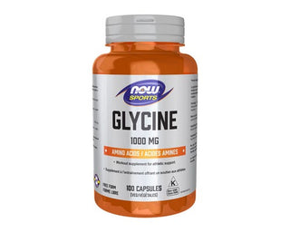 NOW Glycine 1000 mg 100 Veggie Caps