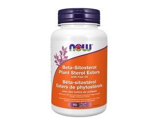 NOW Beta-Sitosterol Plant Sterol Esters With Fish Oil 90 Softgels