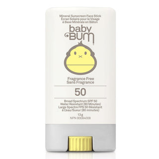 baby Bum Sunscreen Face Stick Fragrance Free SPF 50 13g