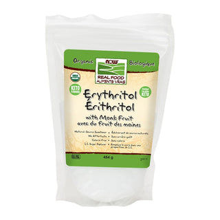 NOW Erythritol With Monk Fruit 454g