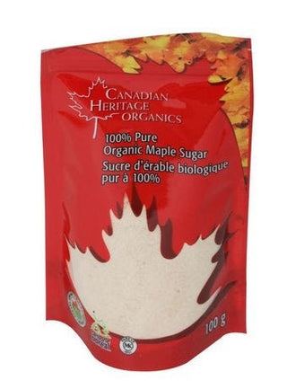 Canadian Heritage Maple Sugar Organic Bag 100g