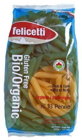 Felicetti Pasta Penne Rice & Corn 340g