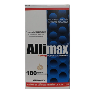 Allimax Allisure Powder 180mg 180 Veggie Caps