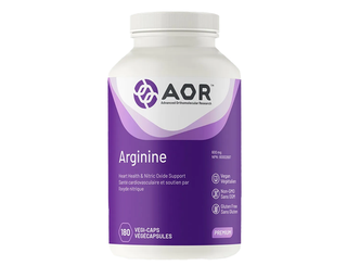 AOR Arginine 600mg 180 Veggie Caps