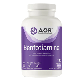 AOR Benfotiamine 80mg 120 Capsules