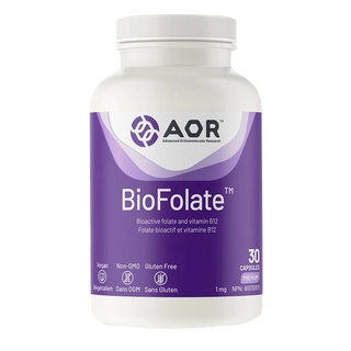 AOR BioFolate 1mg 30 Capsules