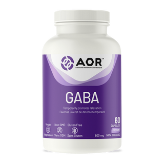 AOR GABA 600mg 60 Capsules