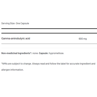 AOR GABA 600mg 60 Capsules