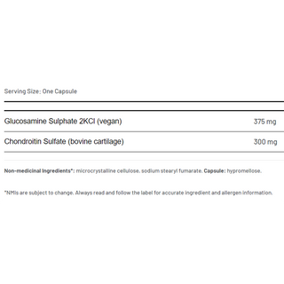 AOR Glucosamine & Chondroitin 675mg 120 Capsules