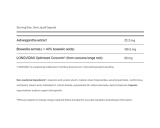 AOR Inflammation Relief 60 Liquid Caps