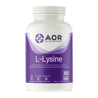 AOR L-Lysine 500mg 150 Capsules