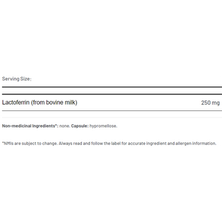 AOR Lactoferrin-250 250mg 60 Veggie Caps