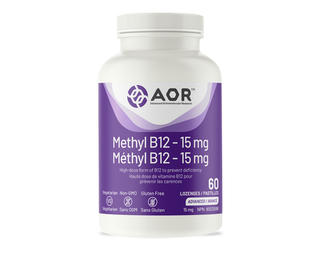 AOR Methyl B12 15mg 60 Lozenges