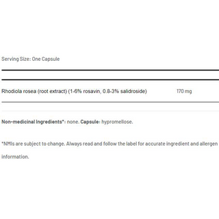 AOR Rhodiola 170mg 60 Capsules