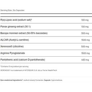 AOR Ortho Mind 743mg 180 Capsules