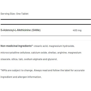 AOR SAMe 400 400mg 30 Tablets