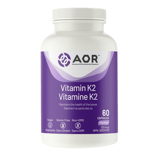 AOR Vitamin K2 120mcg 60 Capsules