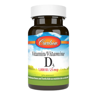 Carlson Vitamin D3 1000 IU 250 Softgels