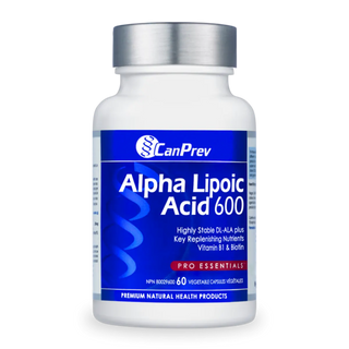 CanPrev Alpha Lipoic Acid 600mg 60 Veggie Caps