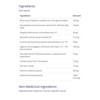 CanPrev Prostate-Pro+Maca 100 Veggie Caps