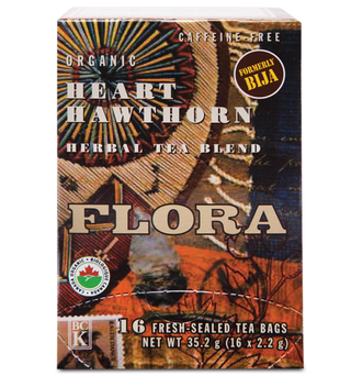 Flora Heart Hawthorn 16 Tea Bags