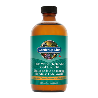 Garden of Life World Icelandic Cod Liver Oil Lemon Mint 237mL