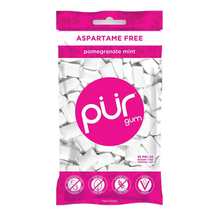 PUR Gum Pomegranate Mint 77g