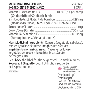 Smart Solutions Bone Booster 60 Veggie Caps