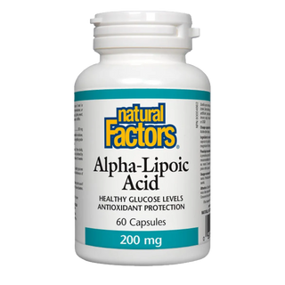 Natural Factors Alpha-Lipoic Acid 200 mg 60 Capsules