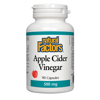 Natural Factors Apple Cider Vinegar 500mg 90 Capsules