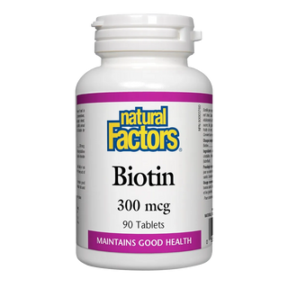 Natural Factors Biotin 300 mcg 90 Tablets