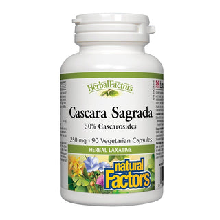 Natural Factors Cascara Sagrada 250mg 90 Veggie Caps