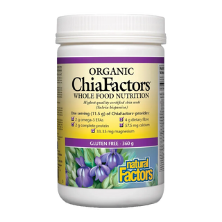 Natural Factors Organic Chia Factors 360g