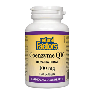 Natural Factors Coenzyme Q10 100mg 120 Softgels