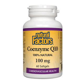 Natural Factors Coenzyme Q10 100mg 60 Softgels