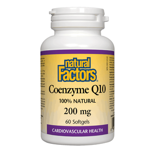 Natural Factors Coenzyme Q10 200mg 60 Softgels