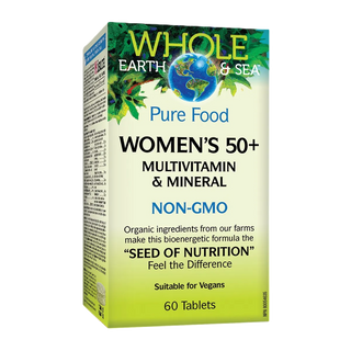 Whole Earth & Sea Multivitamin & Minerals Women's 50+ 60 Tablets